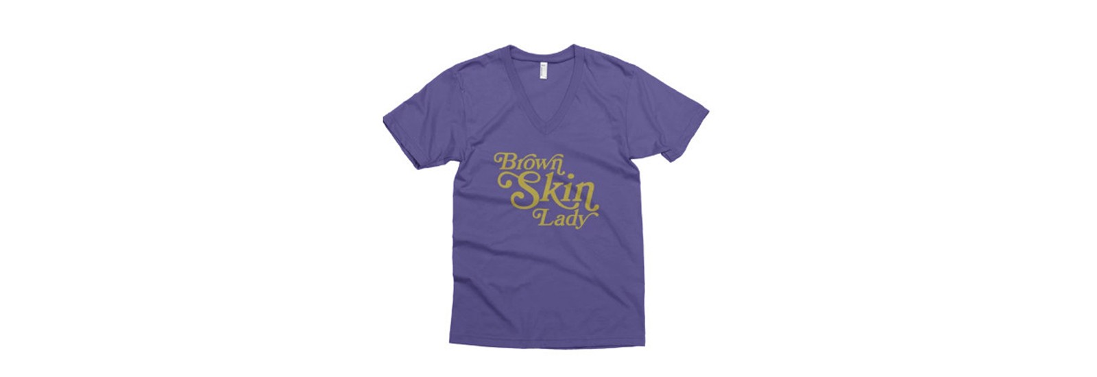 BlackOwnedBusiness BON BON VIE Brown Skin Lady V Neck