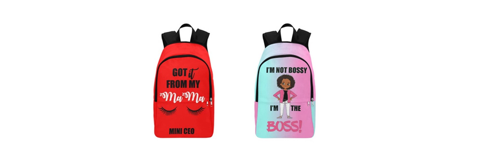 BlackOwnedBusiness BROWN GIRLS STATIONARY Mermaid Scales Backpack