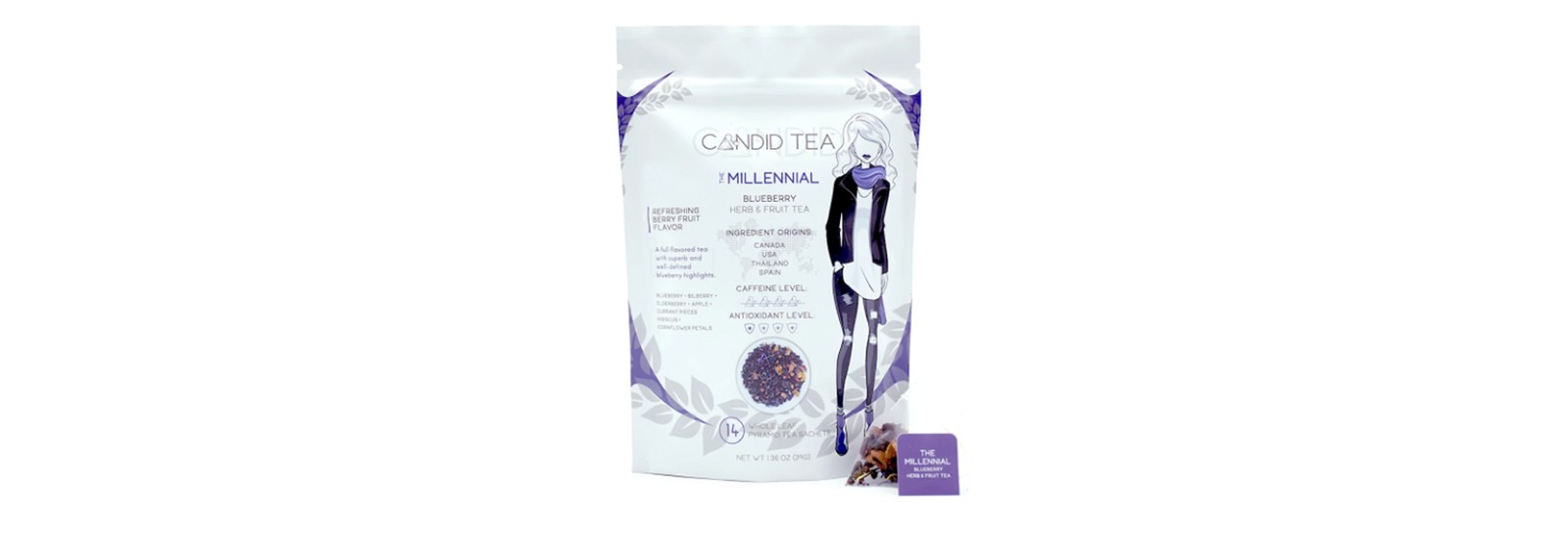 BlackOwnedBusiness CANDID TEA The Millennial Blueberry 
