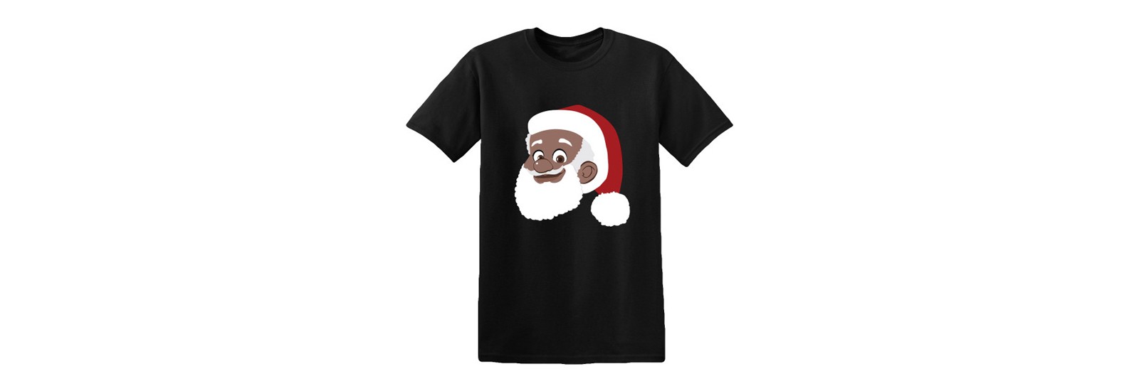 BlackOwnedBusiness GREENTOP GIFTS Clarence Claus T Shirt [Black]