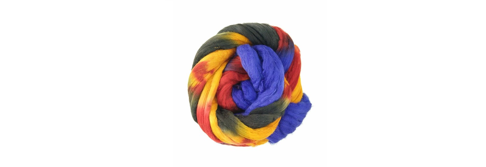 BlackOwnedBusiness ABSTRACT FIBER ACHILLES COLORWAY POLWARTH SILK FIBER 