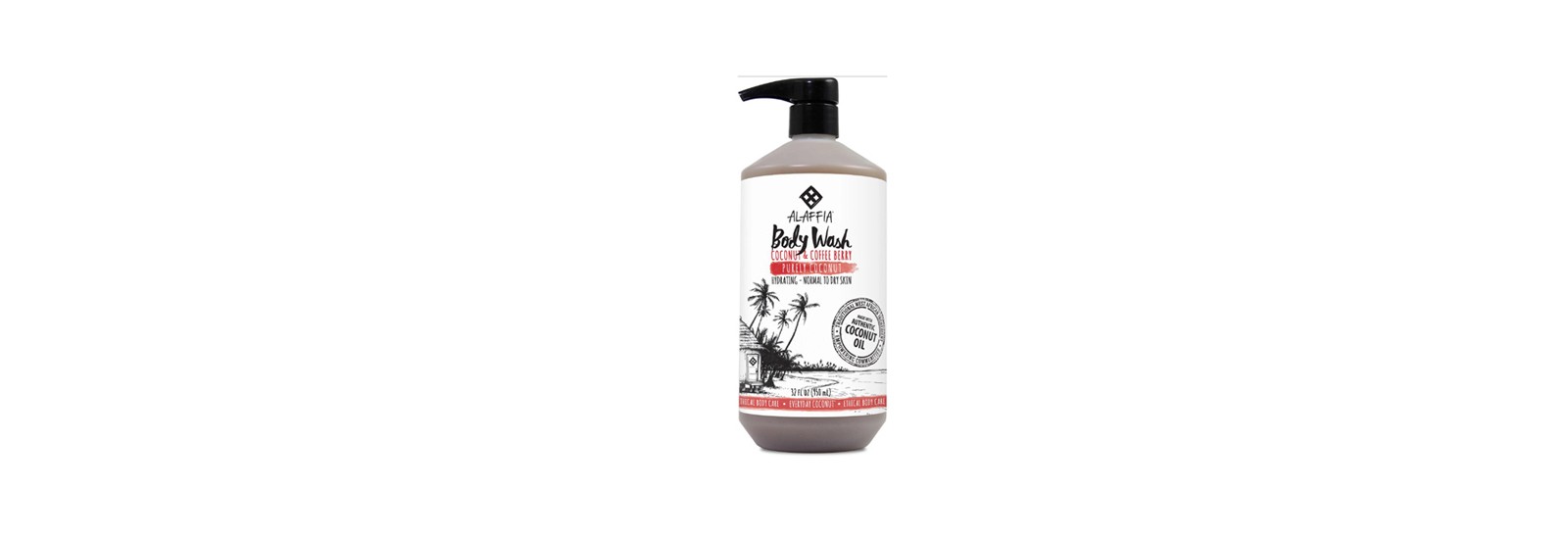 BlackOwnedBusiness ALAFFIA COCONUT BODY WASH PURELY COCONUT 