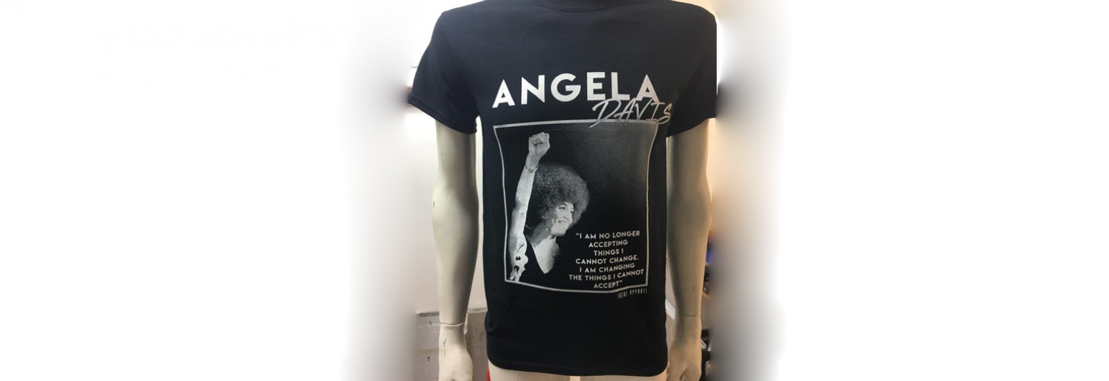 BlackOwnedBusiness I AM UNIQUE UNISEX ANGELA DAVIS T SHIRT LIMITED EDITION
