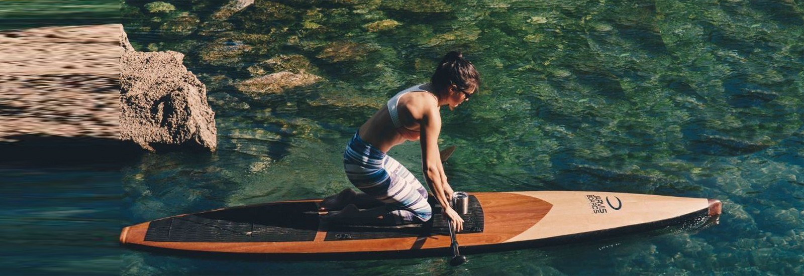 BlackOwnedBusiness JARVIS BOARDS SAN JACINTO WOOD PADDLE BOARD BEST FOR FITNESS