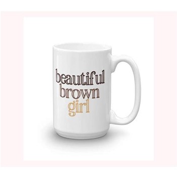 BlackOwnedBusiness BROWNGILRSELFCARECO Beautifulbrowngirlmug