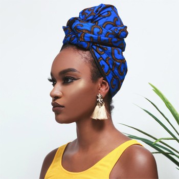 BlackOwnedBusiness Ceecee's Closet Nzinga Silk Lined Headwrap