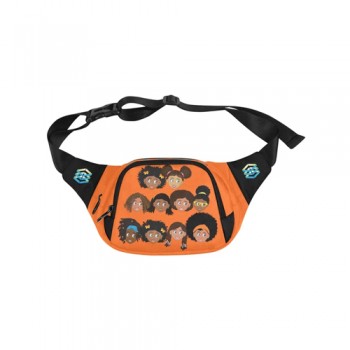BlackOwnedBusiness EPIC EVERYDAY Orange All Girls Fanny Pack