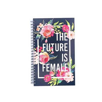 BlackOwnedBusiness EFFIE'S PAPER The Future Is Female Spiral Notebook