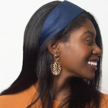 Navy Blue Head Wrap Headband