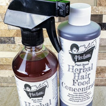 BlackOwnedBusiness  THE LOVE OF BUBBLES Herbal Hair Food Nourishing Moisture Spray