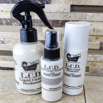 BlackOwnedBusiness  THE LOVE OF BUBBLES L.C.D Vegan Natural Aluminum Free Crystal Deodorant