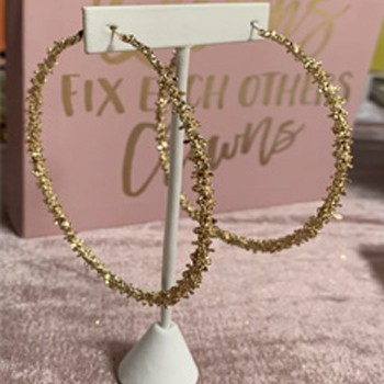 BlackOwnedBusiness TWELVE Spiked Hoop Earrings
