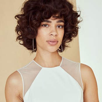 BlackOwnedBusiness AMSALE ARCHER_Dress_Illusion_High_Neck_Low_Back_Split_Crepe_Detail