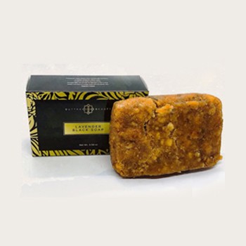 BlackOwnedBusiness BUTTAH BEAUTY LAVENDER BLACK SOAP