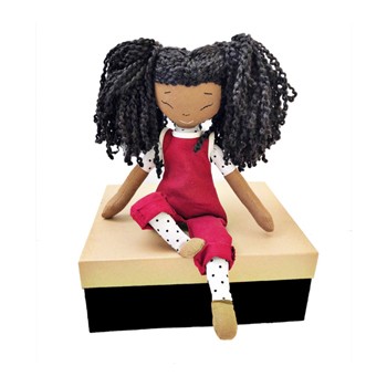 BlackOwnedBusiness HARPER IMAN DOLLS JESS HANDMADE TEA PARTY DOLL
