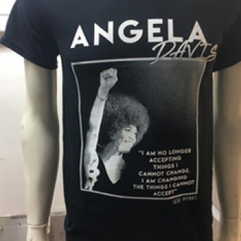 BlackOwnedBusiness I AM UNIQUE UNISEX ANGELA DAVIS T SHIRT LIMITED EDITIONS
