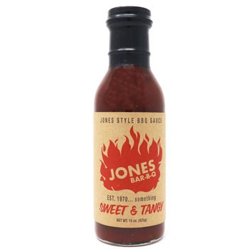 BlackOwnedBusiness JONES BBQ JONES BAR B Q SWEET & TANGY BBQ SAUCE