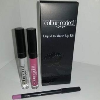 BlackOwnedBusiness COLOURCODEDBYCOCO BerryBerryNLiquidtoMatteLipKit