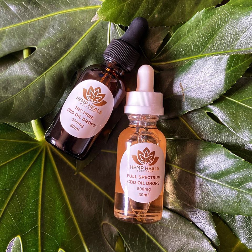 Hemp Heals Body Shop   CBD Oil Drops Product Pic