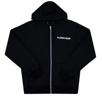 BlackOwnedBusiness Places+Faces CAUTIONZIPHOODIEBLACK